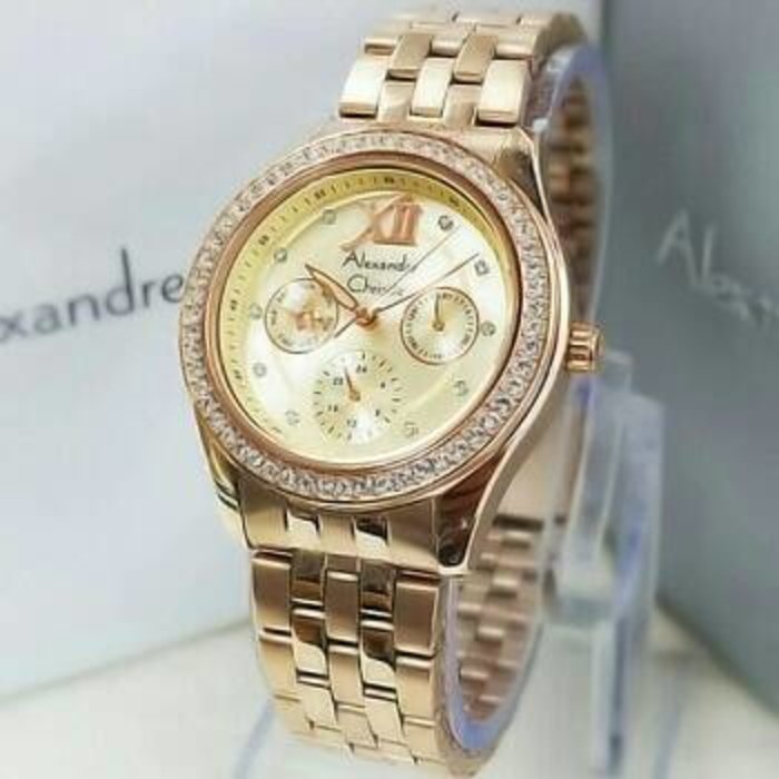 ALEXANDRE CHRISTIE WANITA AC2496 RoseGold