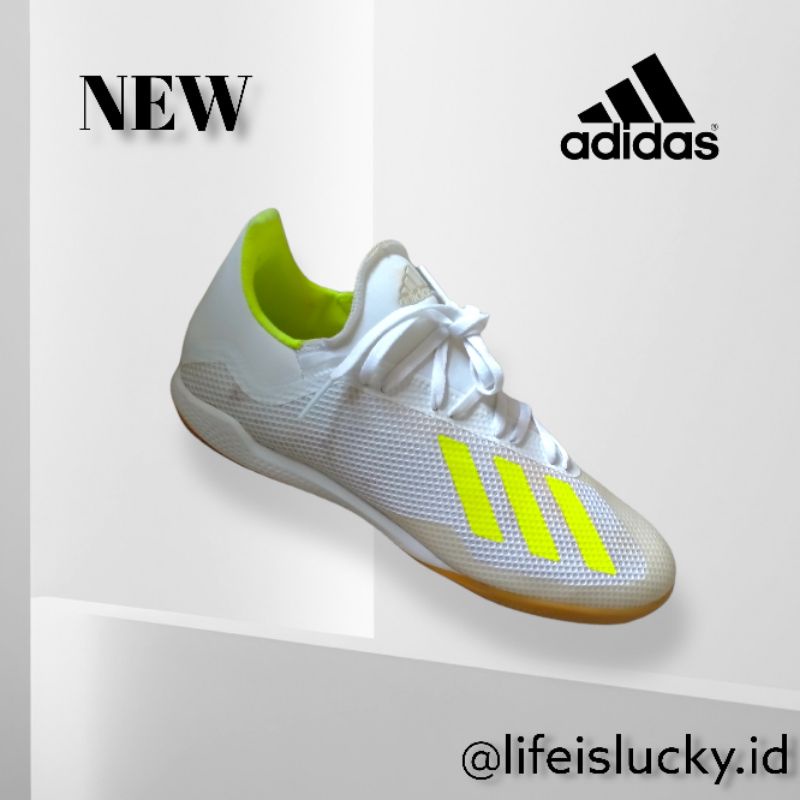 Sepatu Futsal ORI ADIDAS, Adidas X Tango 18.3 White