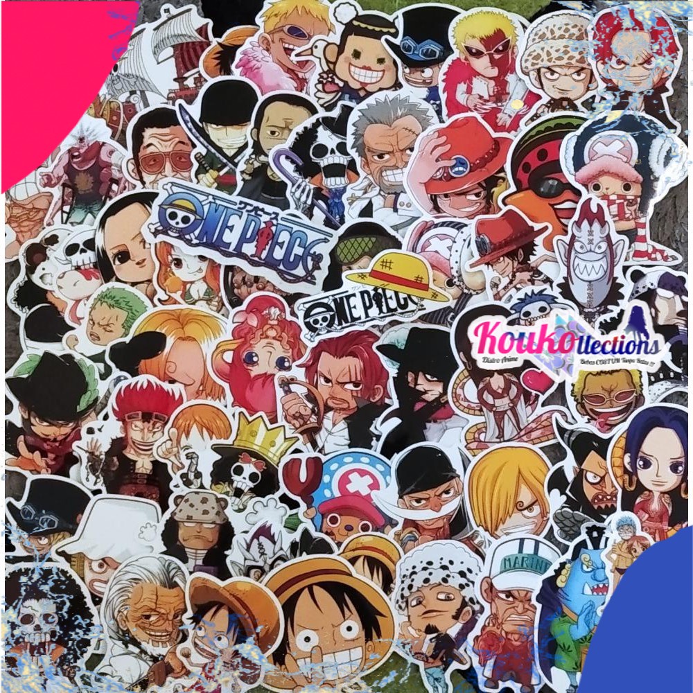 Jual HARGA ISI 30 STIKER Stiker Anime One Piece Luffy Dan Karakter