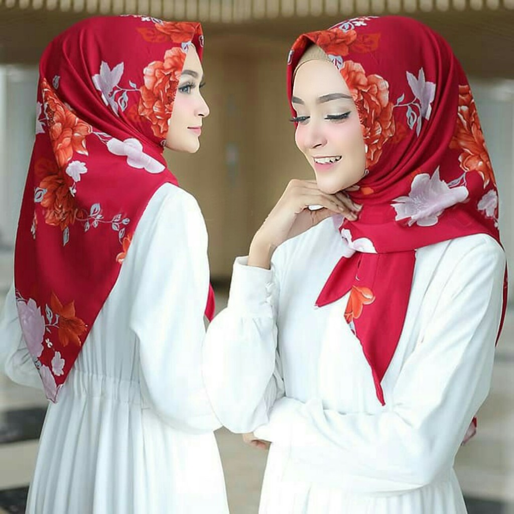 Kerudung Segitiga Instan Motif Terbaru Jilbab Printing Original Untuk Cewek Remaja Dewasa 2021 Murah