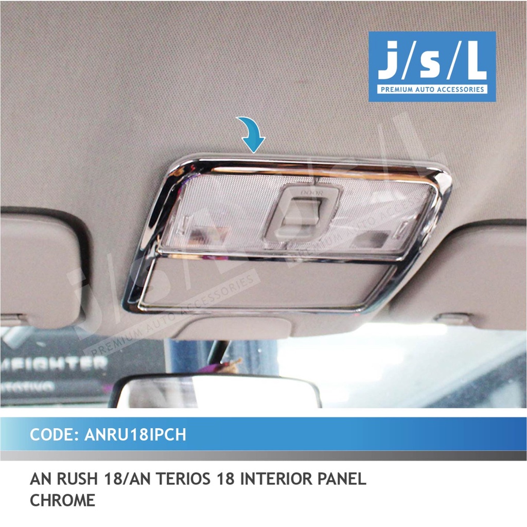 PANEL LAMPU AN RUSH TERIOS 2018 CHROME 1 PCS