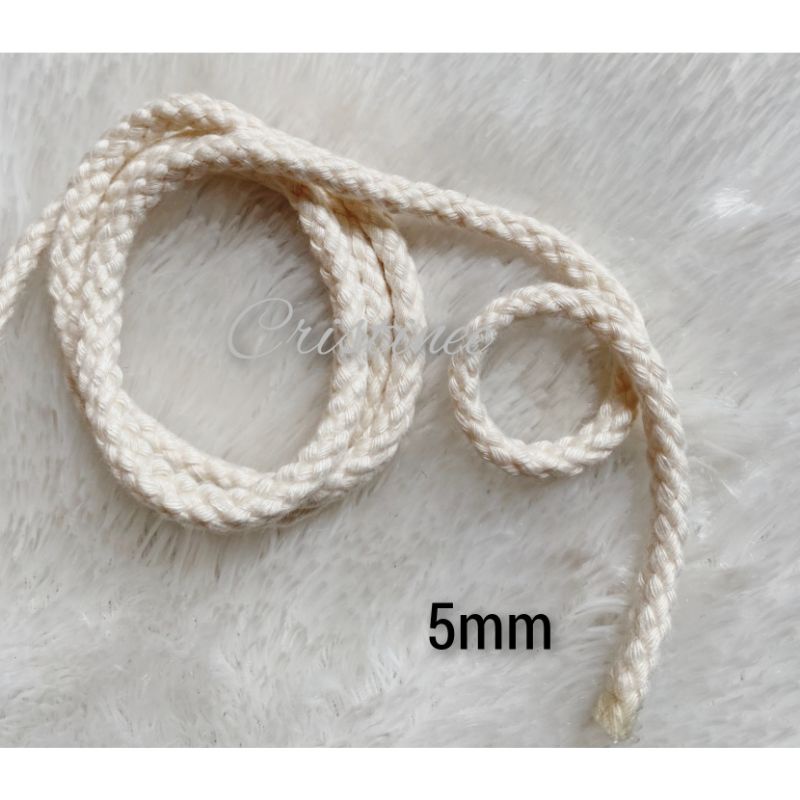 Tali tambang katun 5mm(1roll)