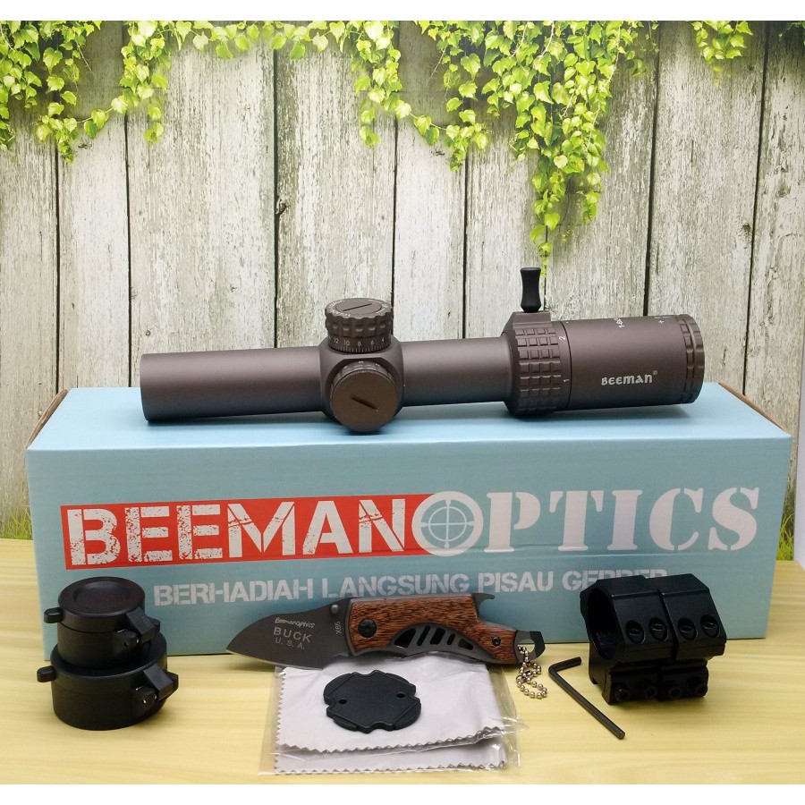 Telescope Beeman Optics 1-6x24 IR Wolf Brown / Teleskop Buntung Beeman