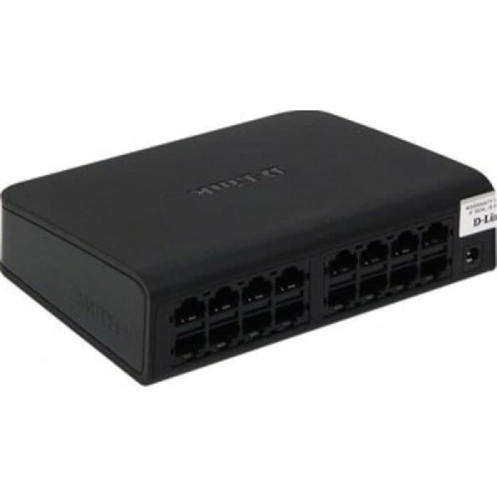 DLINK DES-1016A Desktop Switch Hub 16 Port D-LINK LAN Internet Plastik