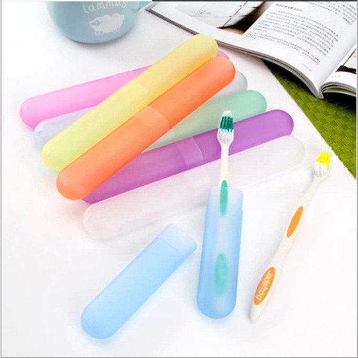 Tempat Box Kotak Sikat Gigi Portable Travel Toothbrush Case