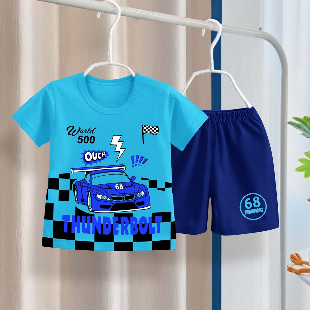 RAMORA SETELAN ANAK LAKI LAKI/ SET BAJU ANAK COWOK / PAKAIAN ANAK LAKI LAKI UMUR 1-6TAHUN