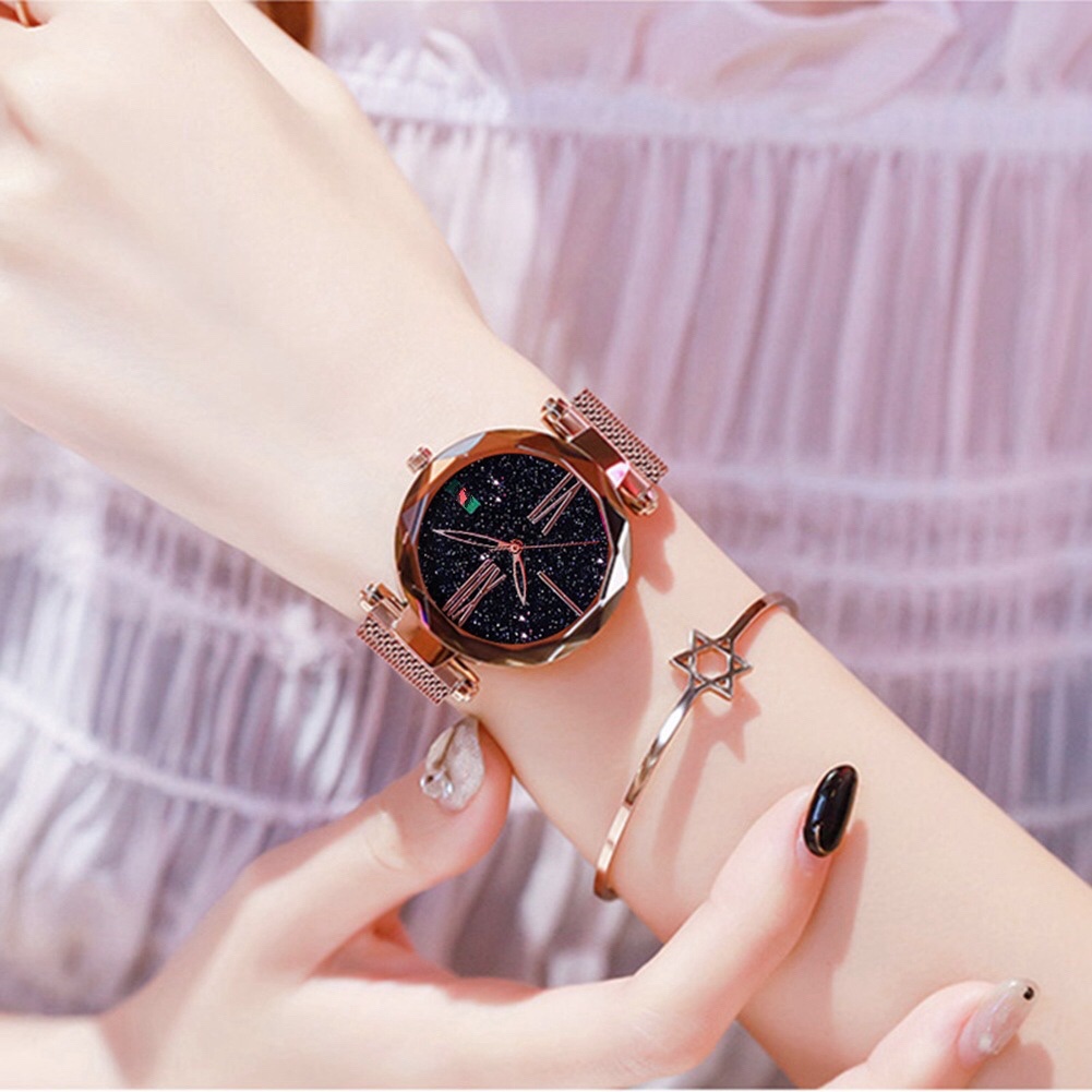 COD✅ Jam tangan wanita rantai magnet jam analog jam magnet watch fshion  murah   S1133