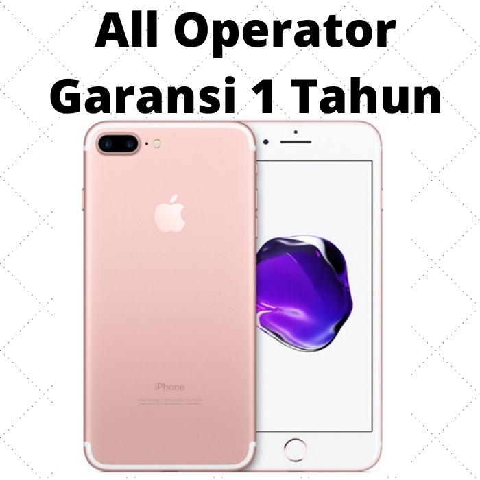 iphone 7 plus 32gb ori mulus bergaransi-7 Plus 32GB Rose