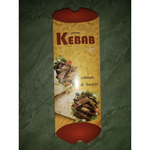 bungkus kebab tarikan kuning(ivory)