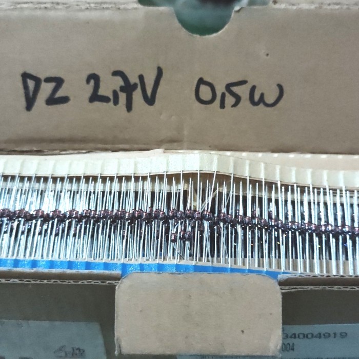 10pcs Dioda Zener 2v7 2.7v 2,7v 0,5 0.5 Watt