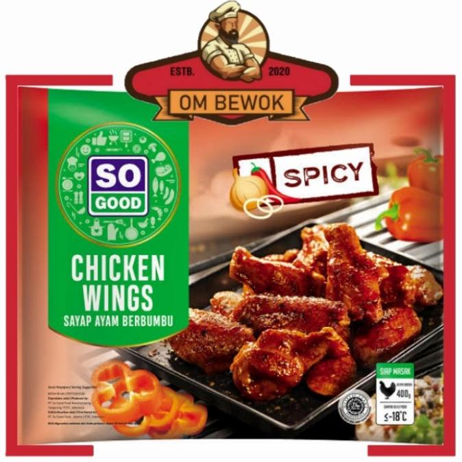 

PROMO So Good Chicken Wings Spicy 400gr MURAH