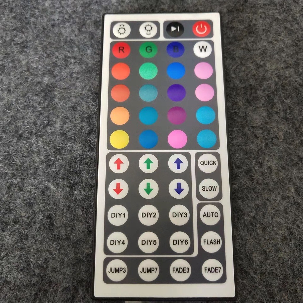 CONTROLLER REMOTE 24key UNTUK LED STRIP RGB 4 PIN SMD 2835 3528 5050 CONTROLLER BOX REMOTE 24Key