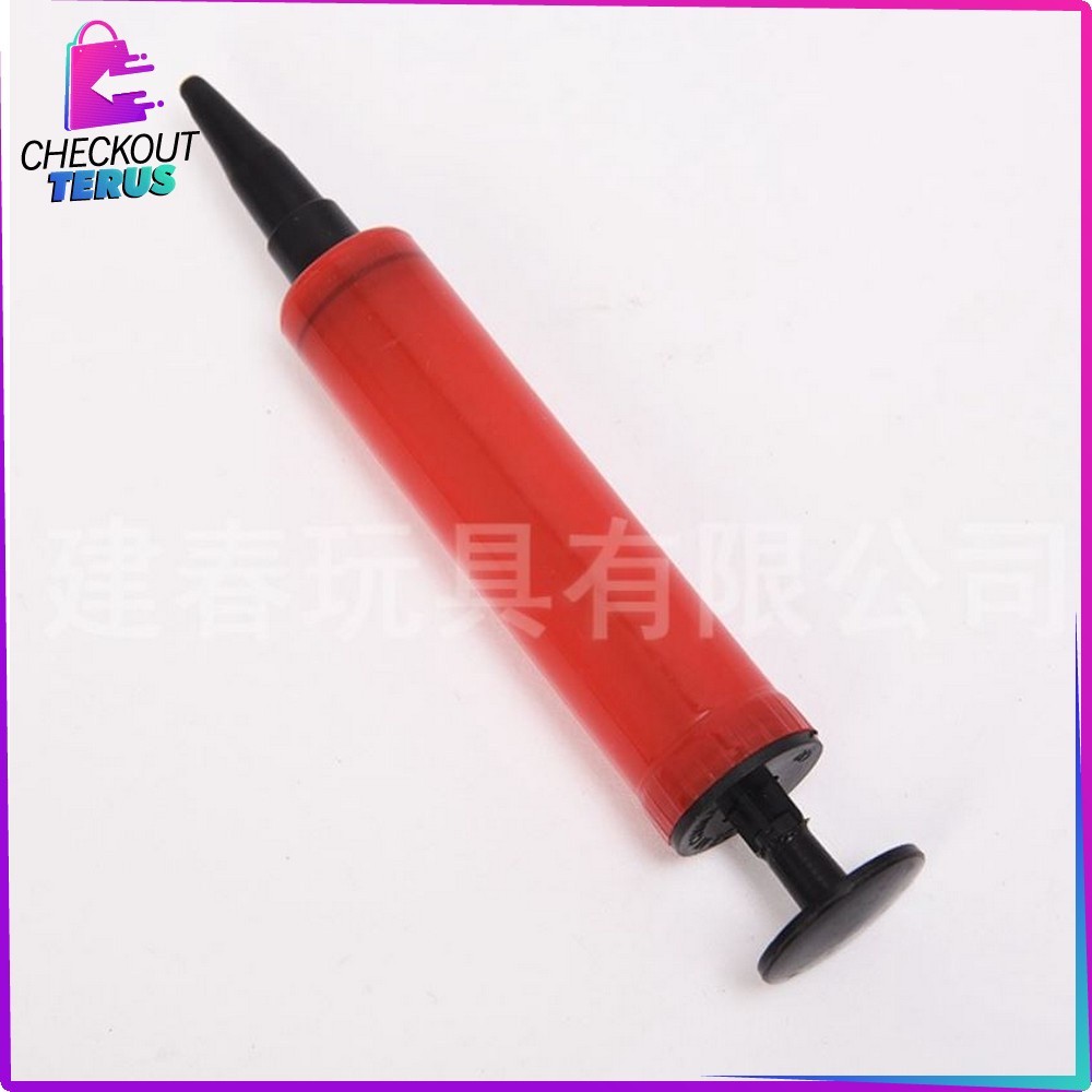 CT C389 Pompa Balon Tangan Manual Warna Warni  Mini Pompa Hand Pump Pompa Angin Pompa Balon Kecil Portabel