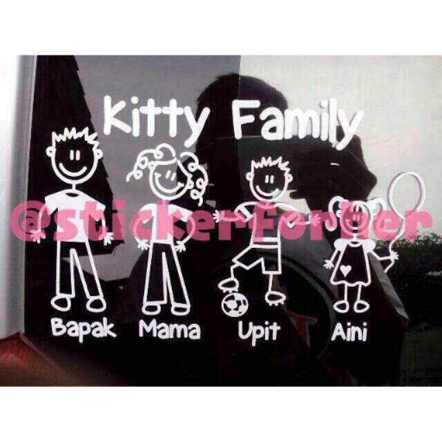 

Stiker Happy Family (tersedia karakter keluarga muslim)