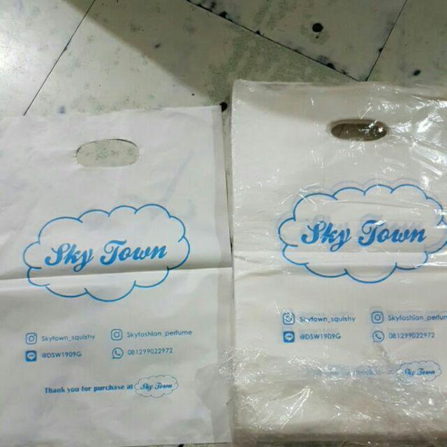 Tas Tebal Plastik+sablon Pond Oval Uk.25x35 Cepat Jadi#free Desain