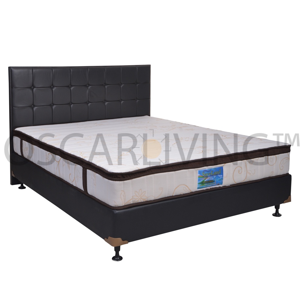 Saveland Ultra Super Rebounded Pillowtop Kasur Busa Tebal 25 Cm Set Oreo HB Sydney [Kasur Busa Fulls