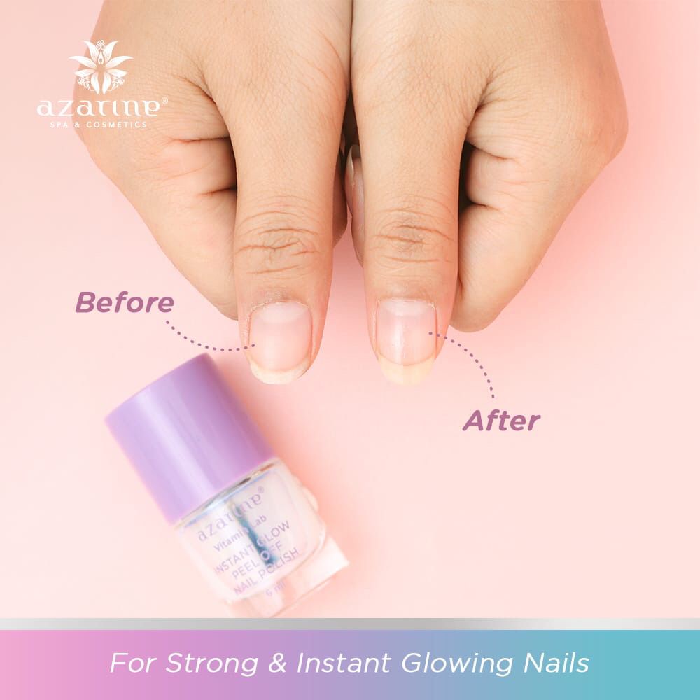 AZARINE Vitamin Lab Instant Glow Peel Off Nail Polish 6ml