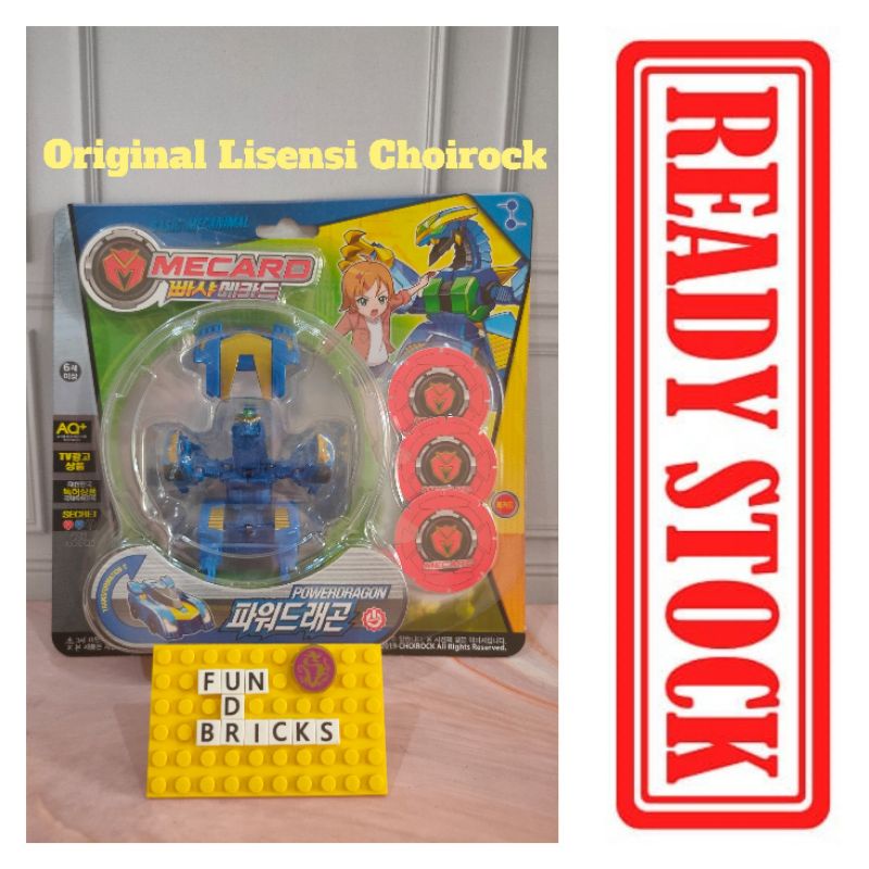 Mecard Bbasha Basic Mecanimal Power Dragon PowerDragon Original