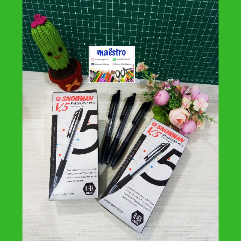 

Bolpen Snowman V5 / Snowman V5 / Bolpen Murah