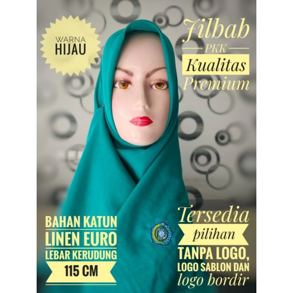 Kerudung pkk katun terlaris  jilbab pkk premium