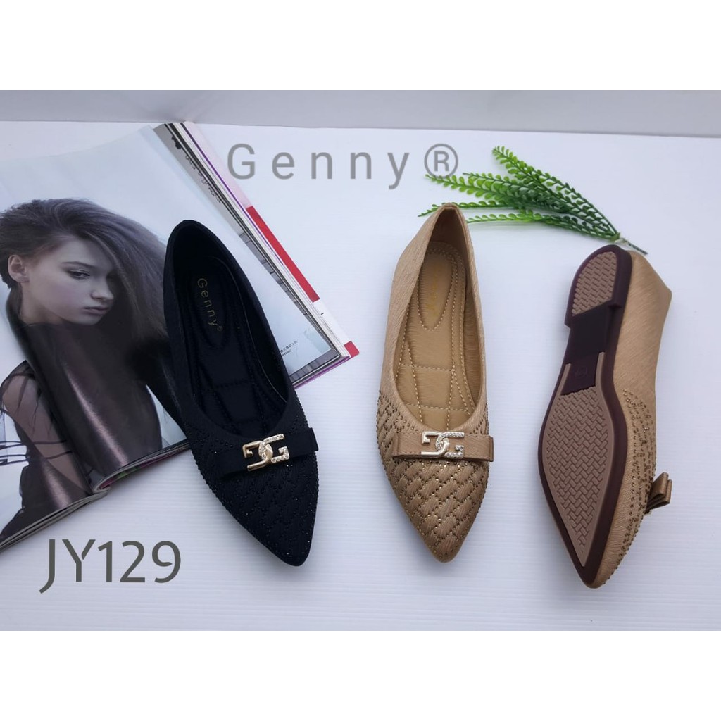 PROMO GENNY  SEPATU  FLAT WANITA  SEPATU  FLAT WANITA  IMPORT 