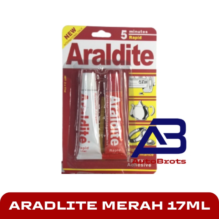 

Araldite Lem Besi Ephoxy 5 Menit Merah / Ephoxy Adhesive