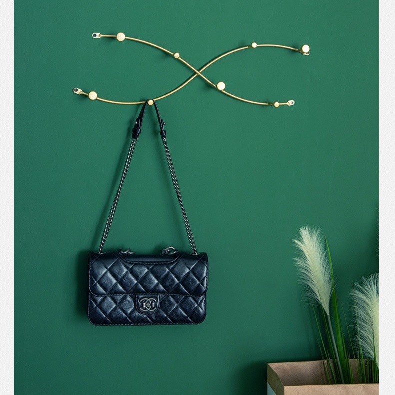 TBI Gantungan Dinding Luxury Wall Hanger Hook Gold &amp; Black Hiasan Dinding