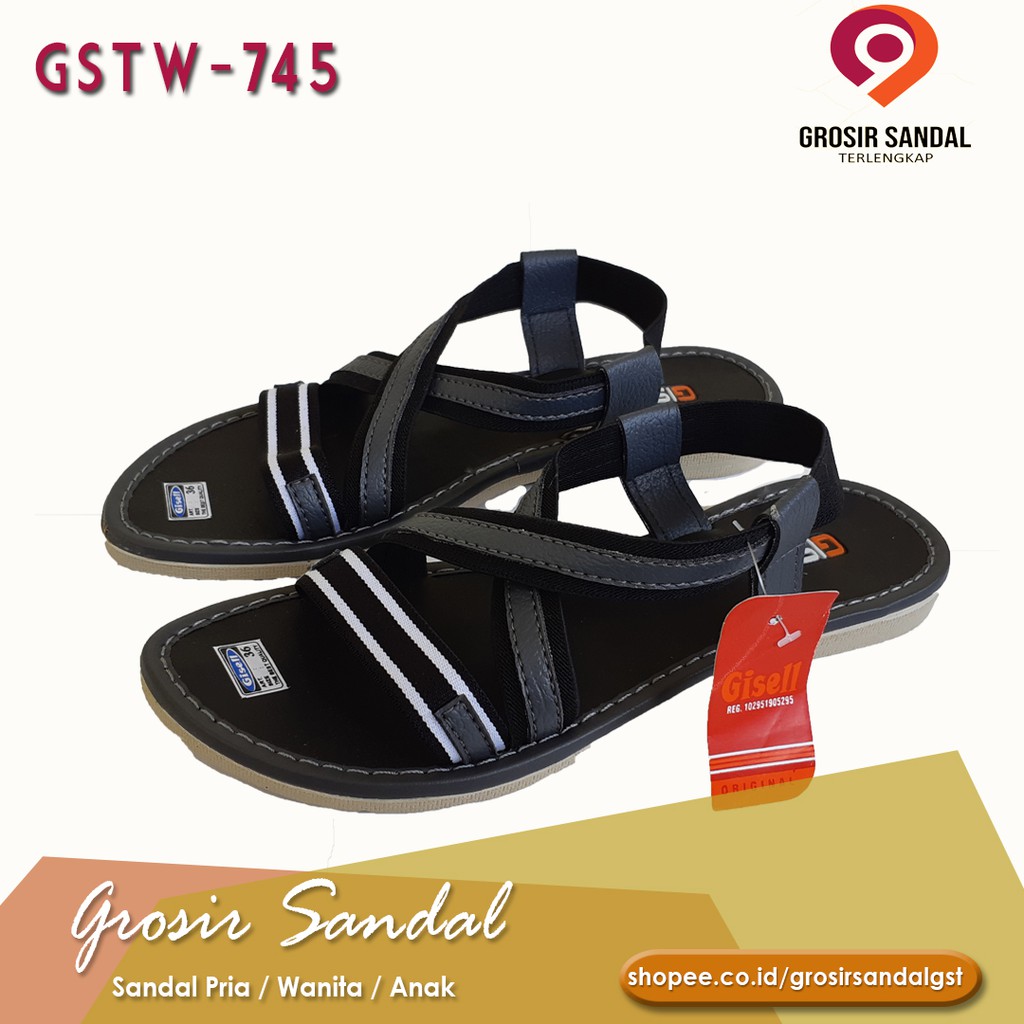  Sandal  Wanita Tali  Belakang  GSTW 745 Shopee Indonesia