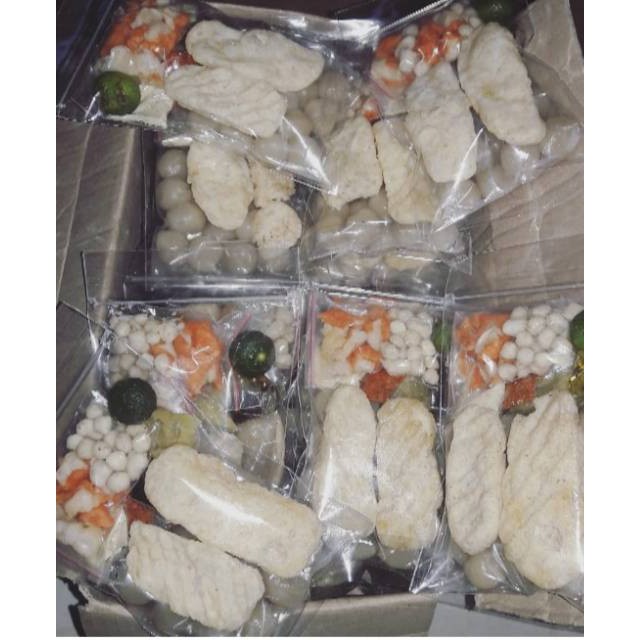 Baso aci cuanki isi 12 baso boci homemade JELETOT INTANS sehot abah BASO ACI KHAS GARUT instan