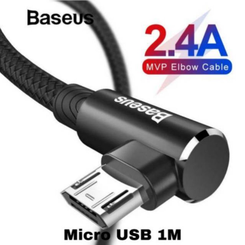 Baseus MPV Elbow Kabel Data Gaming Micro 2.4A