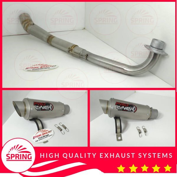 Knalpot proliner jupiter Z supra x 125 Supra Fit New vega Knalpot prolener Supra gtr 150 replika