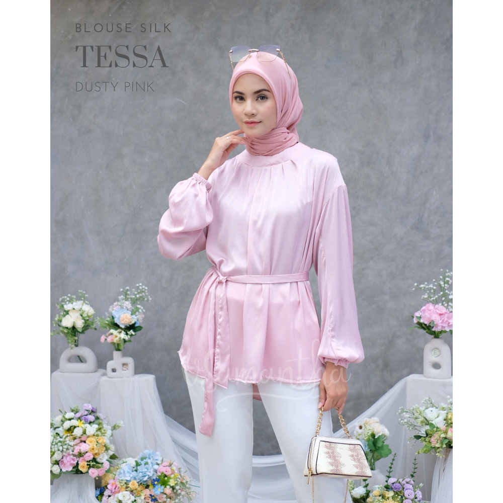 Blouse Silk Tessa / Top / Atasan