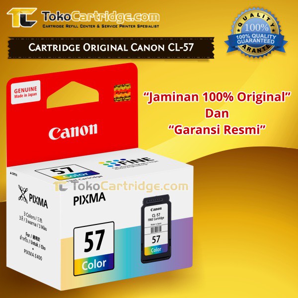 Cartridge Canon CL57 CL-57 CL 57 CL57s CL-57s CL57 small ORIGINAL Ink Printer pixma E400 E410 E460