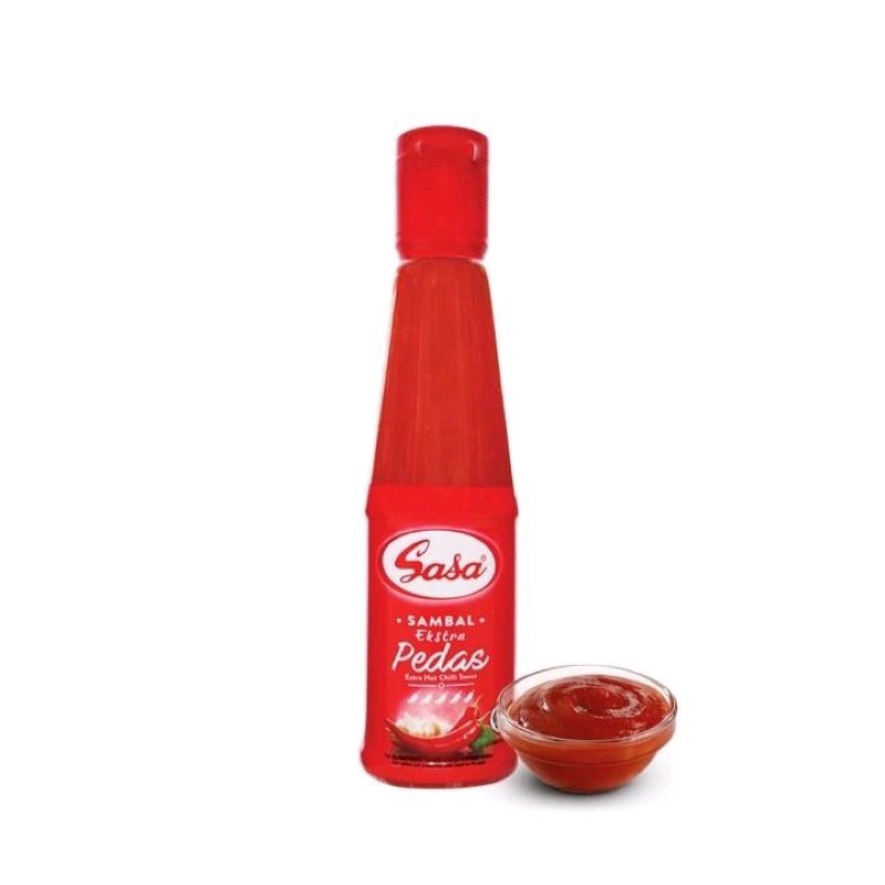 

Sasa Saus Sambal Extra Pedas Saus Tomat 135gr Botol Plastik Ekonomis