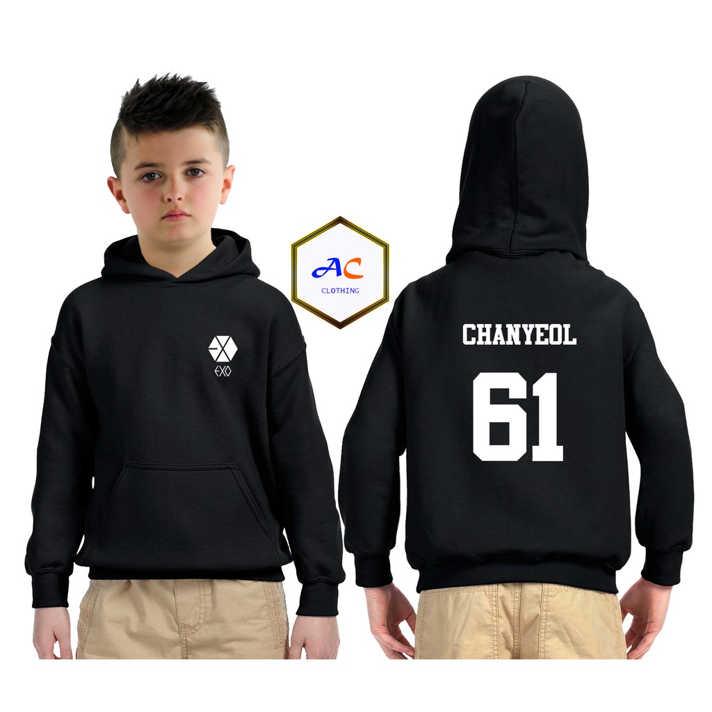 jaket sweater hoodie anak exo chanyeol