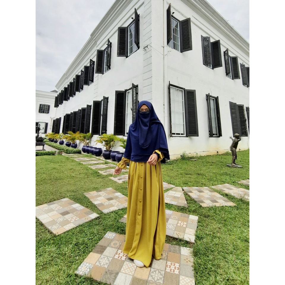 Gamis Basic Dress Basic Gamis Syari Zizeza Dress