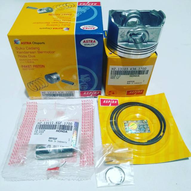 PISTON KIT VARIO 150 FI STD ASPIRA BARANG BERKUALITAS