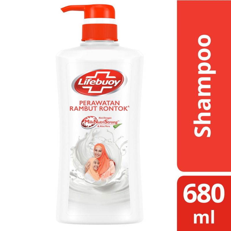 Lifebuoy Shampoo Anti Hairfall 680 Ml - Shampoo Anti Rambut Rontok, Perawatan Rambut Rontok
