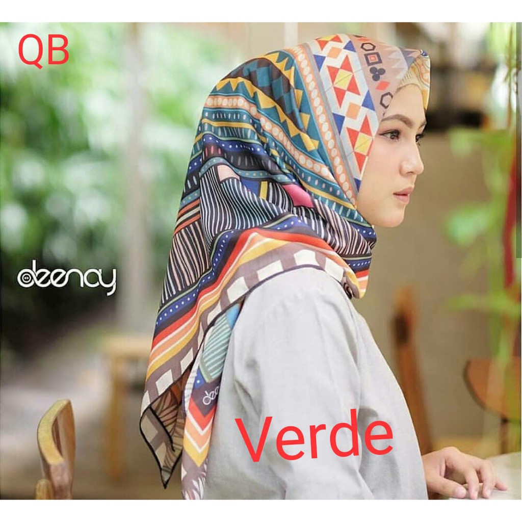 Deenay Scarf Motif Verde