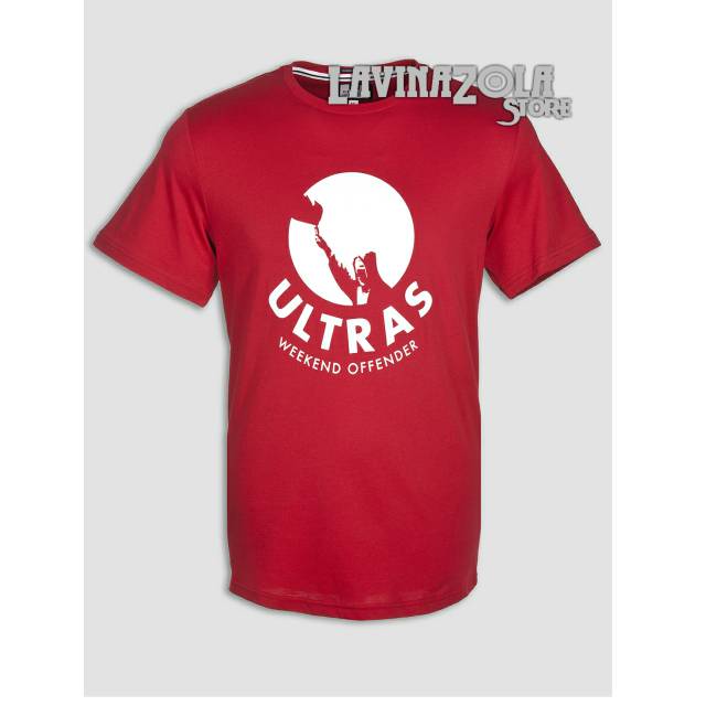 Tshirt baju kaos ultras weekend offender merah red indonesia supporter persib persija arema bali
