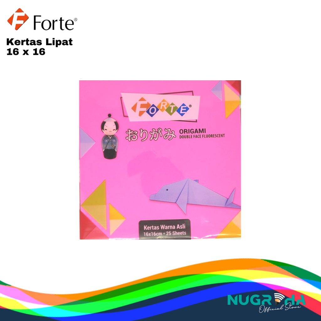 

KERTAS LIPAT ORIGAMI 16 X 16 FORTE 25 LEMBAR