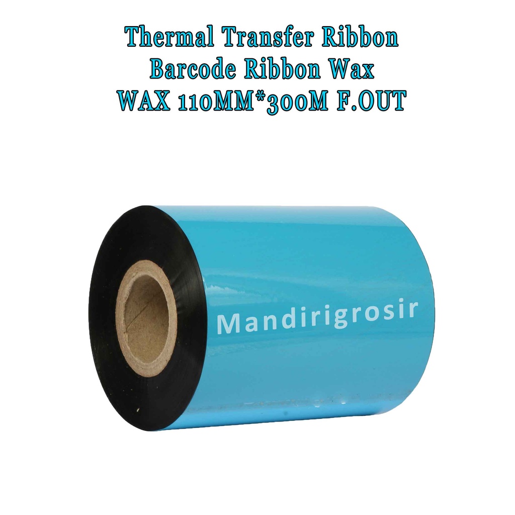 Thermal Transfer Ribbon * Barcode Ribbon * Premium Wax * Wax 110mm x 300m