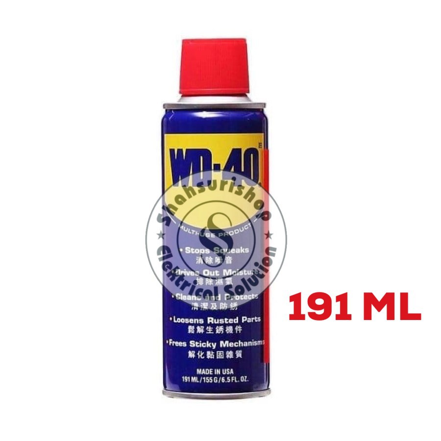 WD 40 191 ML LUBRICANTS MINYAK PELUMAS PENGHILANG KARAT MULTI FUNGSI