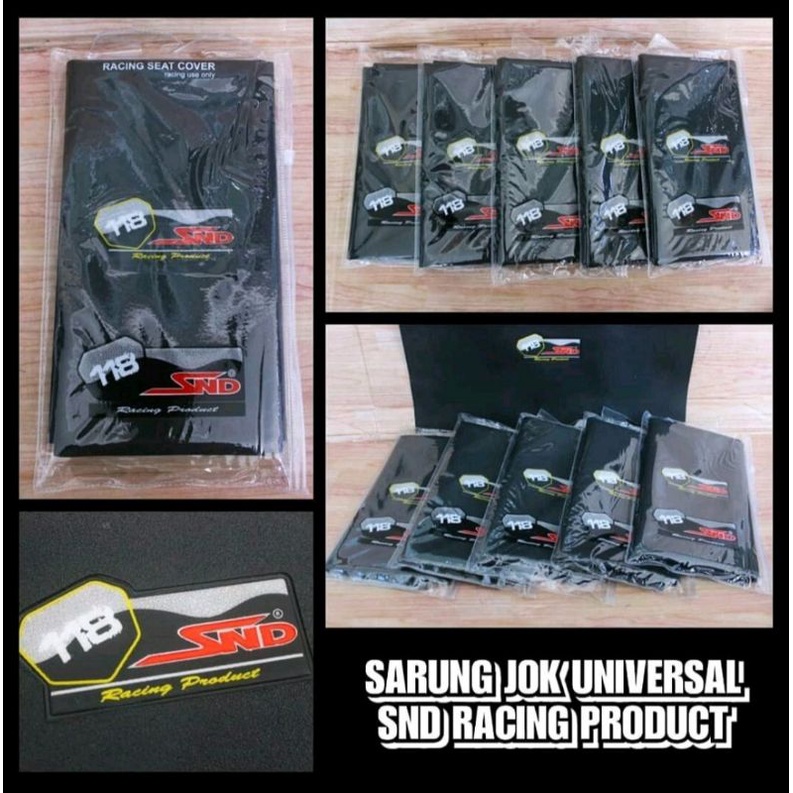 SARUNG JOK MOTOR SND RACING PRODUCT ORIGINAL UNIVERSAL. KULIT SEAT COVER MOTOCROSS TRAIL ENDURO TRAB