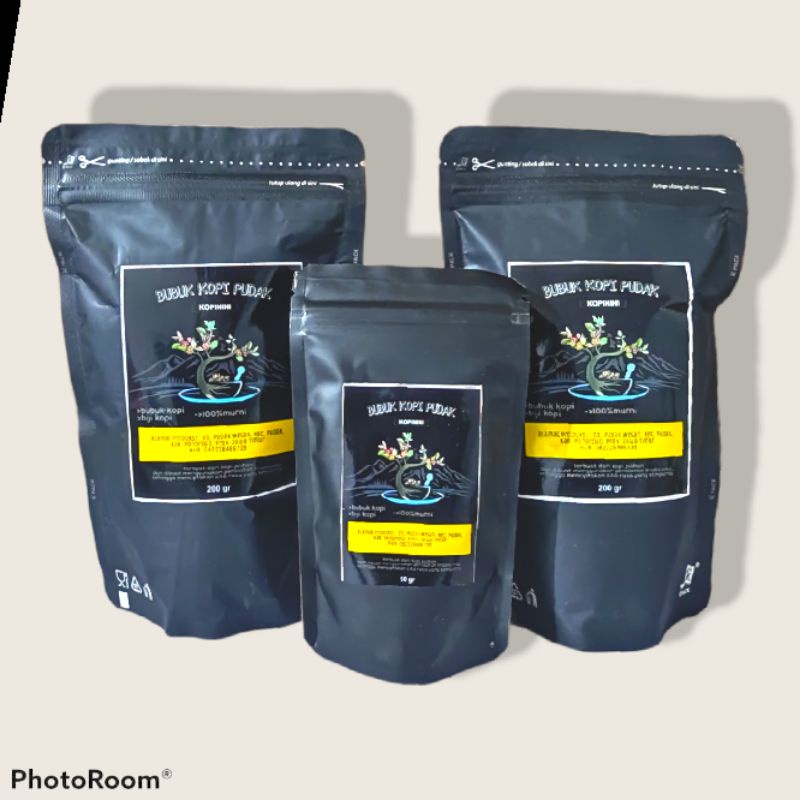 

bubuk kopi arabika Pudak Ponorogo 100%murni. halus 200gram