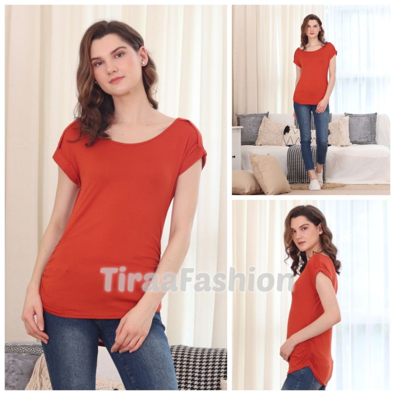 BLOUSE EDGE ATASAN WANITA BRANDED EXPORT TERMURAH