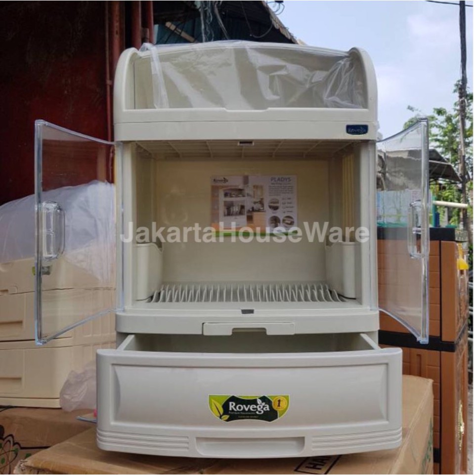 Rak Piring Plastik Tempat Piring Rovega