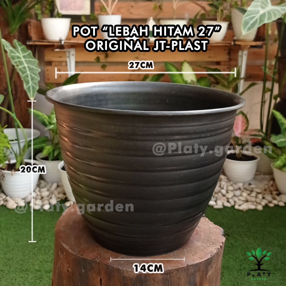 Pot  Hitam Lebah model Tawon  Ukuran 24, 27 &amp; 30