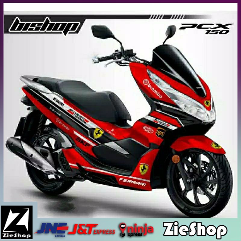 Decal pcx 150 full body Striping motor pcx motif premium motogp Stiker decal pcx 150 full variasi
