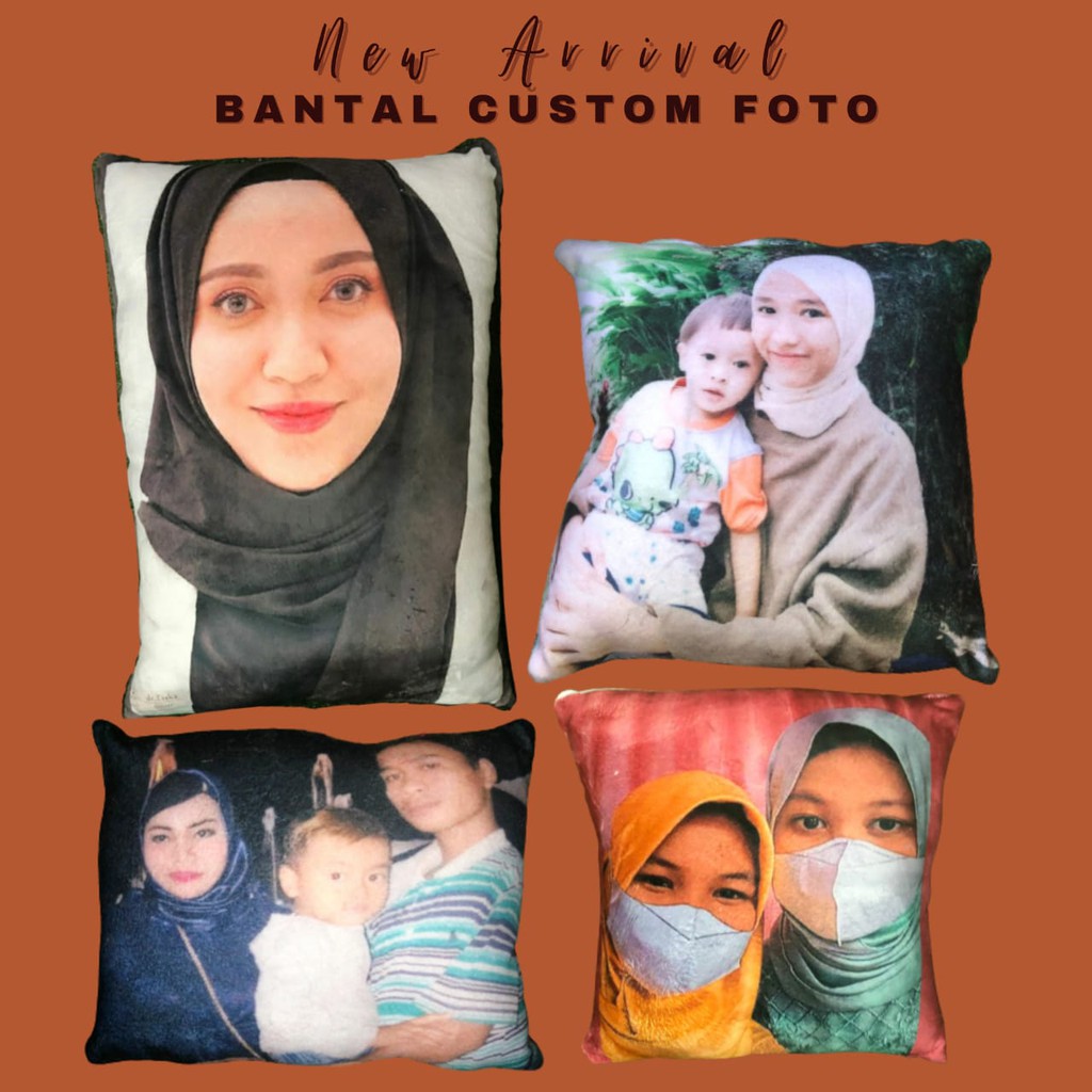 Jual Bantal Fotocustom Foto Printing Full Color 2sisi Shopee Indonesia